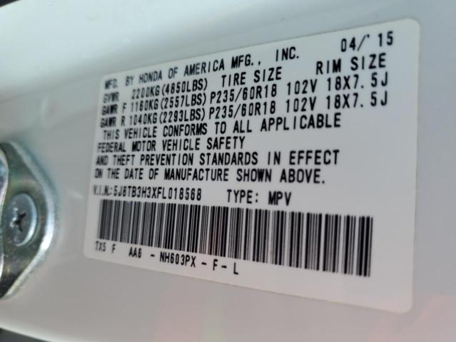 2015 ACURA RDX - 5J8TB3H3XFL018568