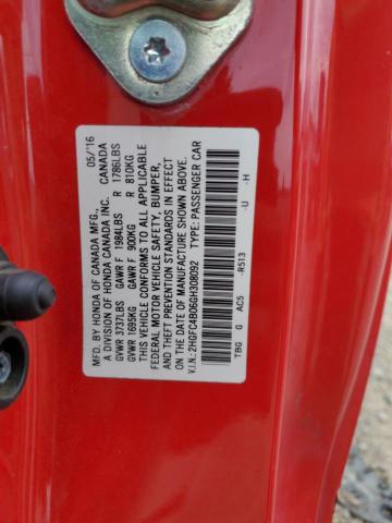 2016 HONDA CIVIC LX - 2HGFC4B06GH308092