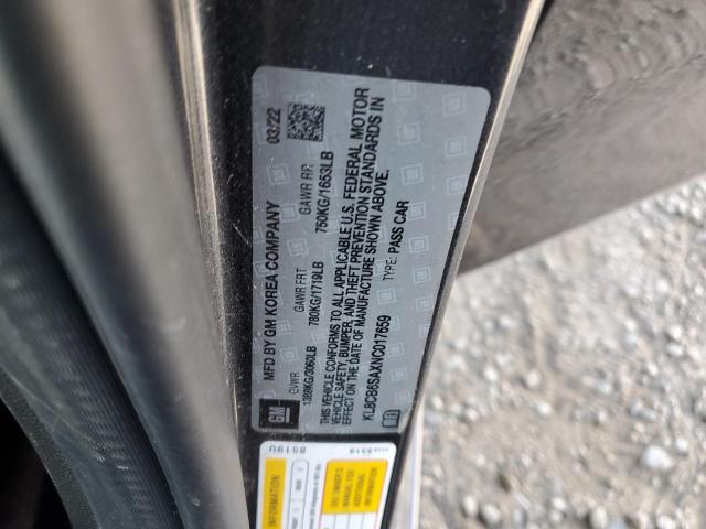 2022 CHEVROLET SPARK LS KL8CB6SAXNC017659