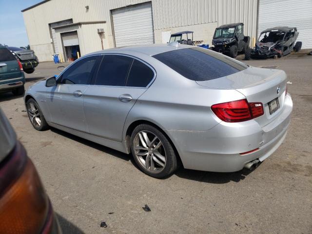 BMW 528 I 2013 silver  gas WBAXG5C50DDY31962 photo #3