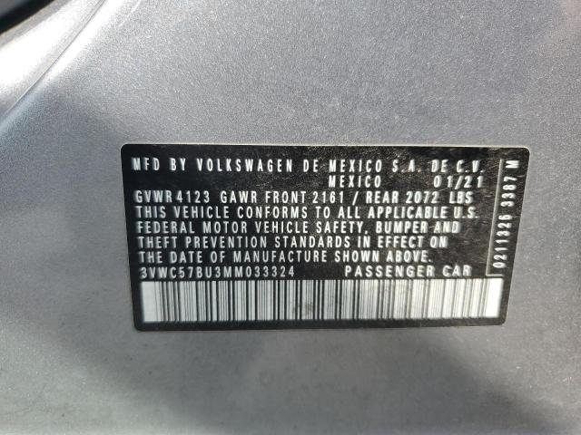 2021 VOLKSWAGEN JETTA S - 3VWC57BU3MM033324