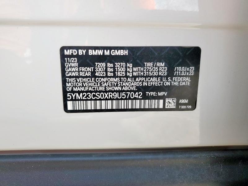 2024 BMW XM 5YM23CS0XR9U57042