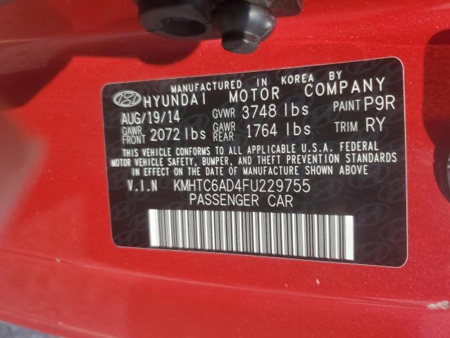 kmhtc6ad4fu229755 - 2015 Hyundai Veloster - #60670965