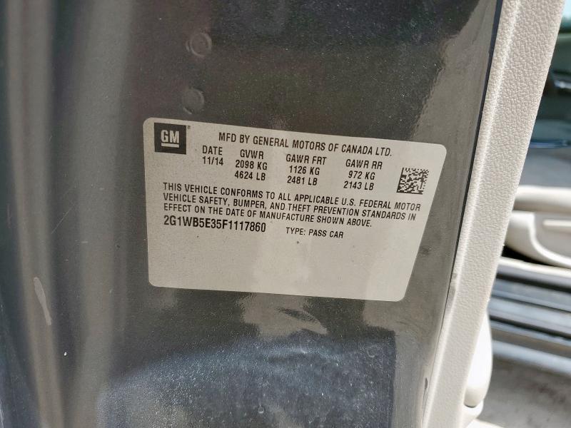 2015 CHEVROLET IMPALA LIM 2G1WB5E35F1117860