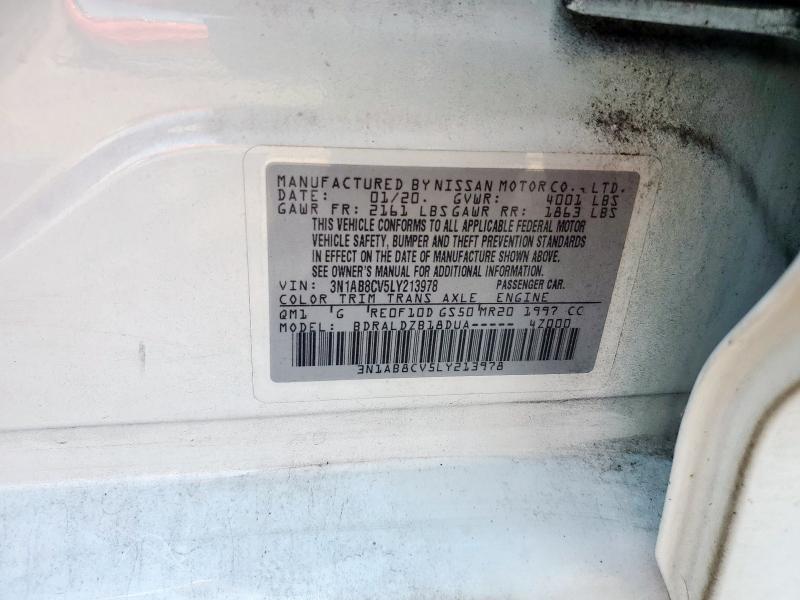 2020 NISSAN SENTRA SV - 3N1AB8CV5LY213978