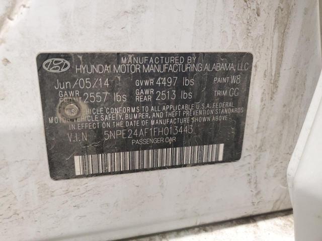 2015 HYUNDAI SONATA SE 5NPE24AF1FH013443
