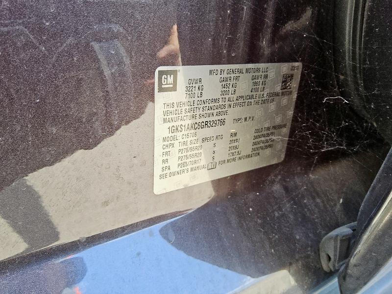 2016 GMC YUKON SLE 1GKS1AKC6GR329766