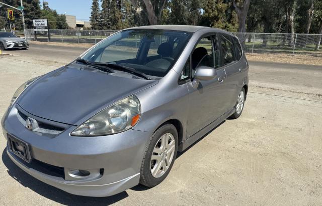 HONDA FIT SPORT 2008 silver  gas JHMGD38618S053480 photo #3