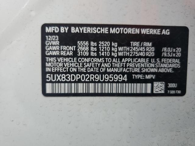 2024 BMW X3 M40I 5UX83DP02R9U95994