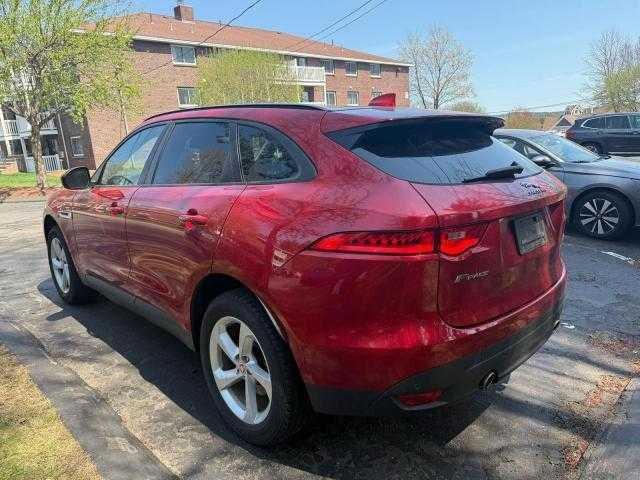 JAGUAR F-PACE PRE 2017 red 4dr spor gas SADCJ2BV6HA072359 photo #4