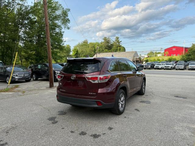 Vin: 5tdjkrfh8es019707, lot: 59630895, toyota highlander xle 20144