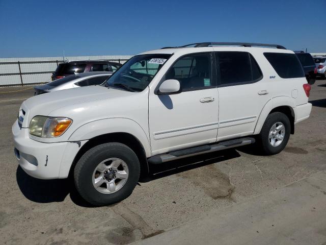 TOYOTA SEQUOIA SR 2005 white 4dr spor gas 5TDZT34A85S252912 photo #1
