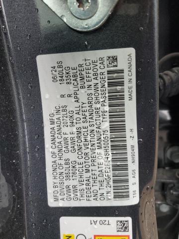 2025 HONDA CIVIC SPOR - 2HGFE2F54SH500575