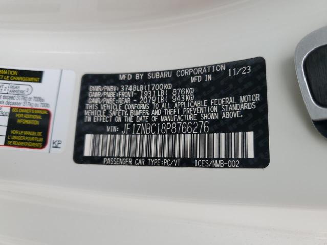 2023 TOYOTA GR 86 JF1ZNBC18P8766276