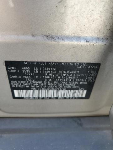 2016 SUBARU OUTBACK 2. - 4S4BSADC9G3289736