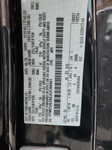 2018 FORD ESCAPE TIT 1FMCU0J92JUC84901