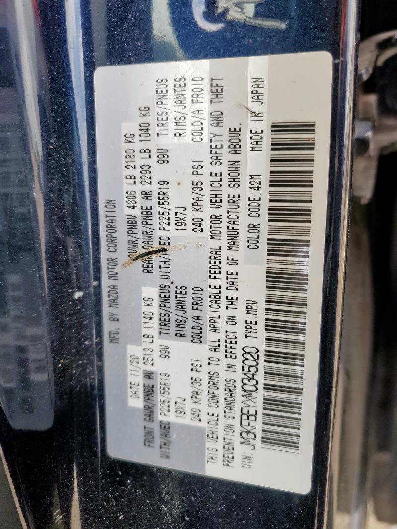 2021 MAZDA CX-5 SIGNA - JM3KFBEYXM0345020