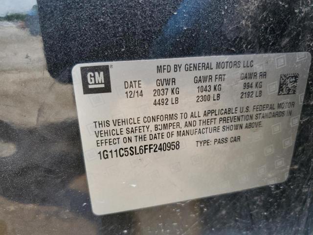 2015 CHEVROLET MALIBU 1LT 1G11C5SL6FF240958