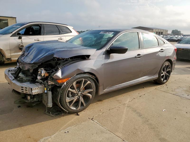 Vin: 19xfc2f88me202141, lot: 59111625, honda civic sport 2021 img_1
