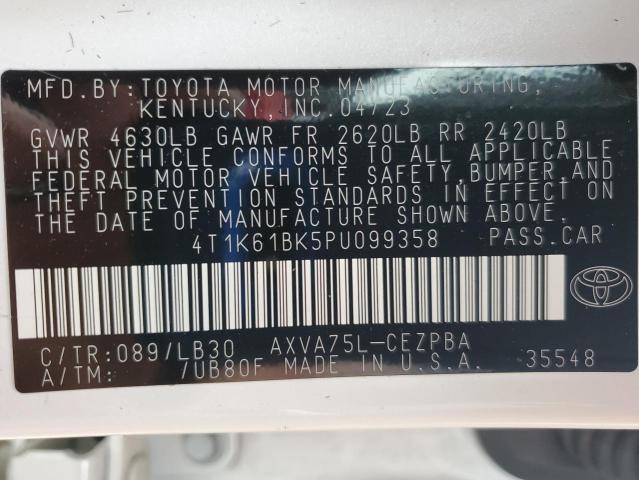 2023 TOYOTA CAMRY XSE - 4T1K61BK5PU099358