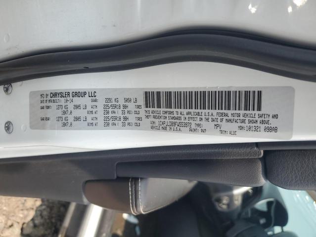 2015 JEEP CHEROKEE L - 1C4PJLDB9FW553972