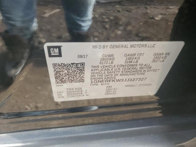 2018 CHEVROLET TRAVERSE L - 1GNERFKW3JJ127327