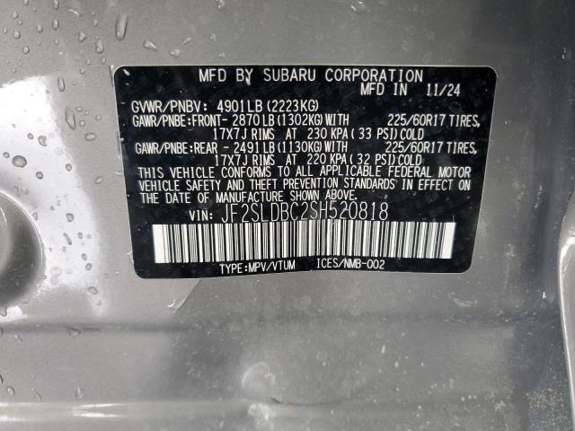 2025 SUBARU FORESTER P - JF2SLDBC2SH520818