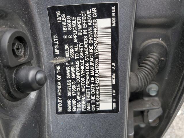 2017 HONDA CIVIC LX SHHFK7H22HU412385