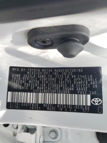2024 TOYOTA COROLLA LE - 5YFB4MDE5RP102908