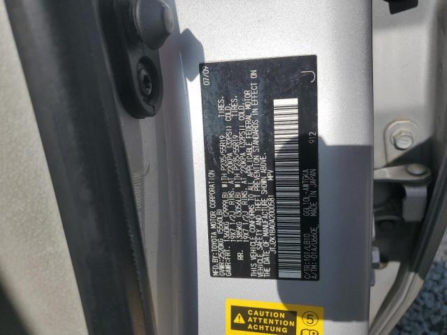 2010 LEXUS RX 350 - JTJZK1BA0A2000581