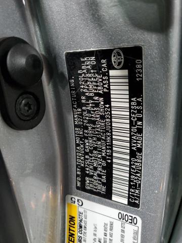 2018 TOYOTA CAMRY L 4T1B11HK8JU083524