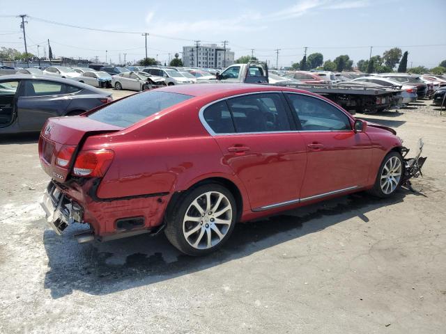 LEXUS GS 300 2006 red  gas JTHBH96SX65004355 photo #4