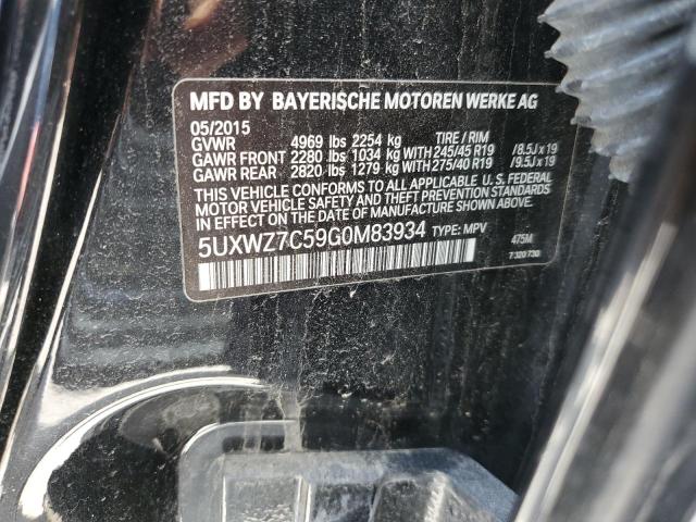 2016 BMW X3 SDRIVE2 5UXWZ7C59G0M83934
