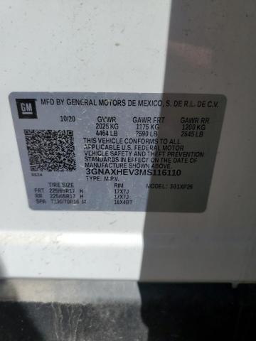 2021 CHEVROLET EQUINOX LS - 3GNAXHEV3MS116110