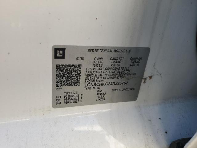 2018 CHEVROLET SUBURBAN C - 1GNSCHKC2JR235767