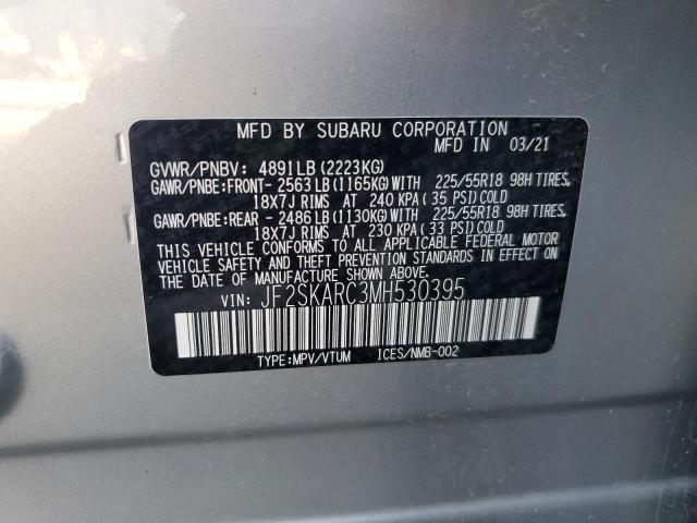 2021 SUBARU FORESTER S JF2SKARC3MH530395