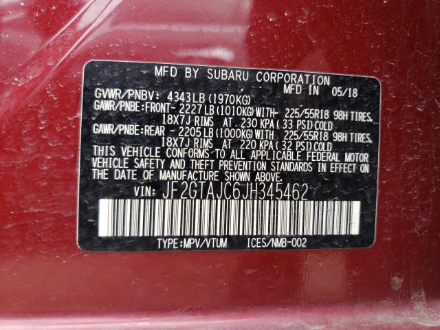 2018 SUBARU CROSSTREK - JF2GTAJC6JH345462