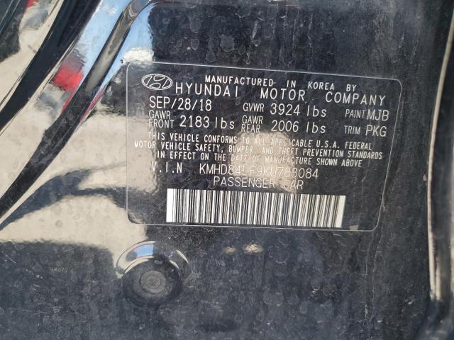 2019 HYUNDAI ELANTRA SE - KMHD84LF9KU783084