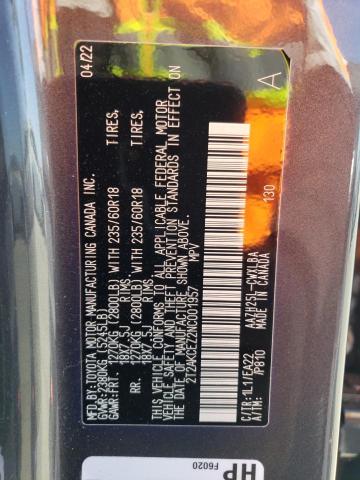 2022 LEXUS NX 350H 2T2AKCEZ2NC001957