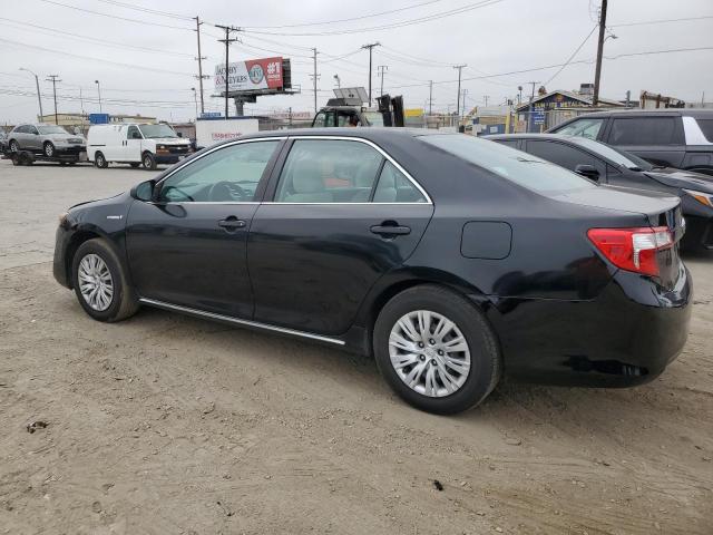 TOYOTA CAMRY HYBR 2012 black  Hybrid 4T1BD1FK4CU010454 photo #3
