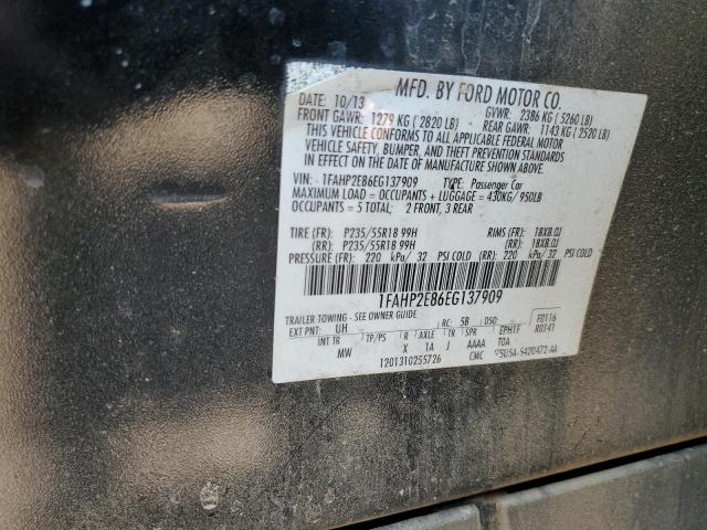 2014 FORD TAURUS SEL - 1FAHP2E86EG137909