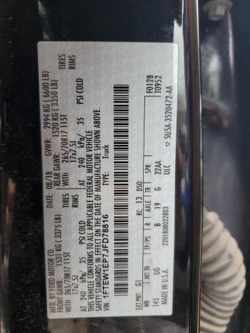 2018 FORD F150 SUPERCREW #3309401967