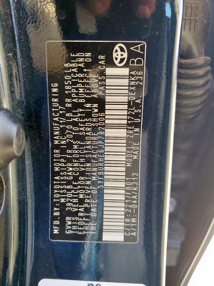 Toyota Corolla l 2018