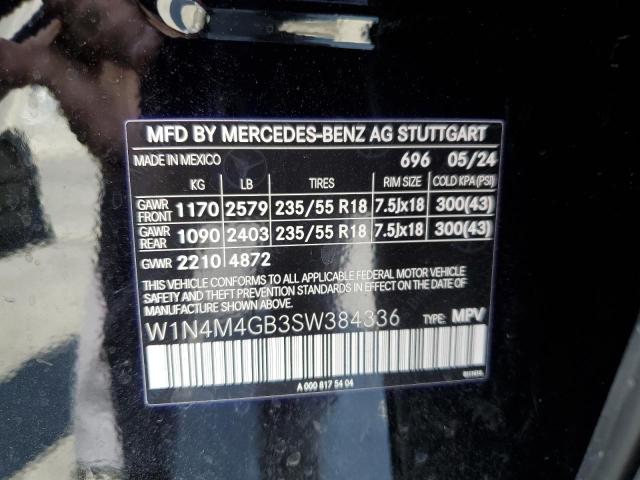 2025 MERCEDES-BENZ GLB 250 W1N4M4GB3SW384336