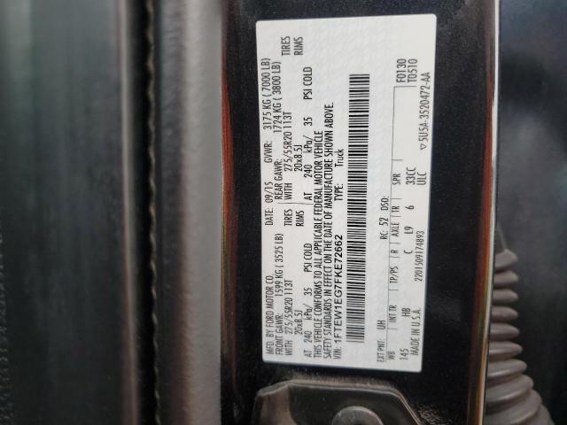 2015 FORD F150 SUPER - 1FTEW1EG7FKE72662