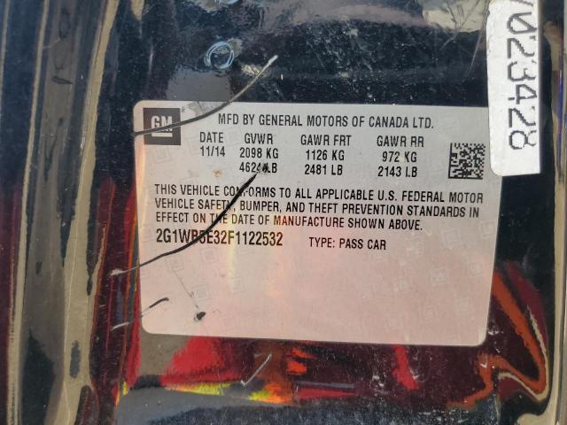 2015 CHEVROLET IMPALA LIM 2G1WB5E32F1122532