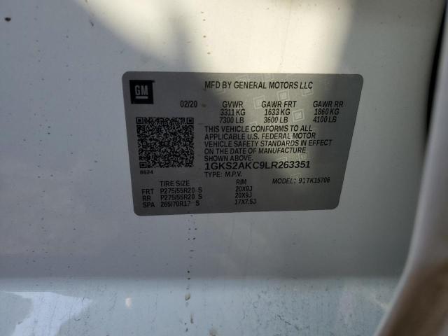 2020 GMC YUKON SLE 1GKS2AKC9LR263351