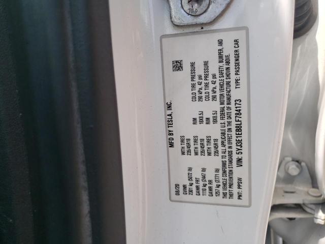 2020 TESLA MODEL 3 5YJ3E1EB8LF784173