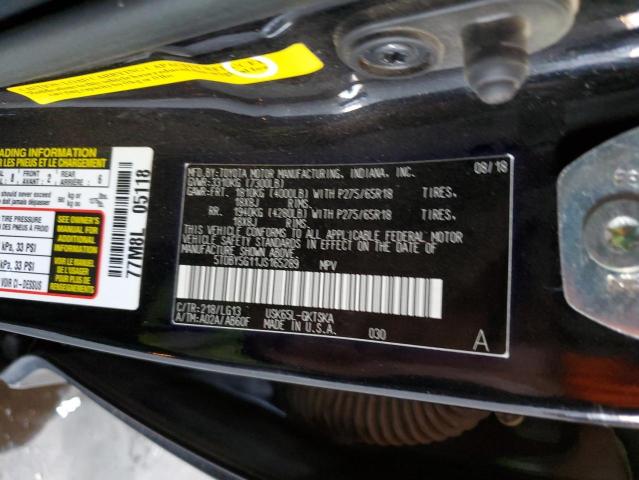 2018 TOYOTA SEQUOIA SR 5TDBY5G11JS165289