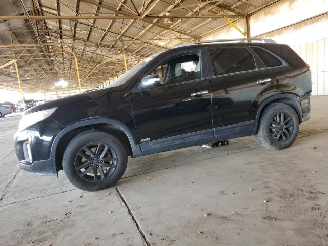 KIA SORENTO LX 2014 black  gas 5XYKTCA67EG438780 photo #1